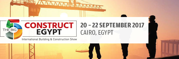 Big 5 Construct Egypt 2017 | 20– 22 September, 2017  at  Cairo, Egypt