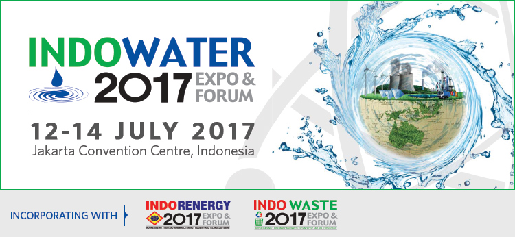 Indo-Water 2017 Expo and Forum | 12-14 July 2017 at Jakarta Convention Centre, Indonesia