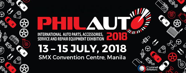 PhilAuto 2018 | 13 – 15 July, 2018 at SMX Convention Centre, Manila.