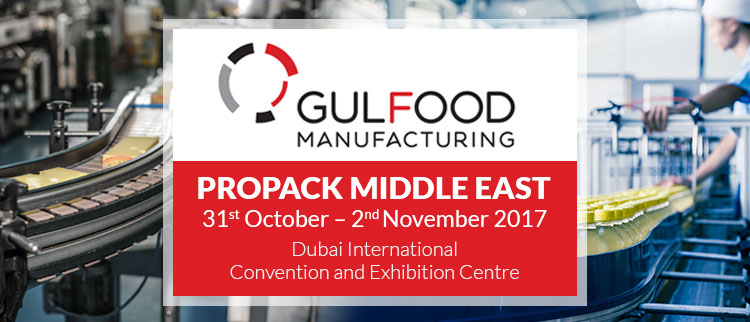 Propack Middle East 2017 | Dubai International Convention and Exhibition Centre from 31 October – 2 November 2017