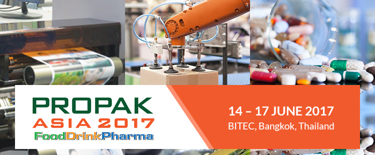 ProPak Asia 2017 | 14–17 June 2017 at BITEC, Bangkok, Thailand