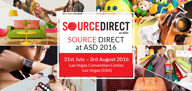 Source Direct at ASD 2016| July 31st – 3rd August 2016 at Las Vegas Convention Center - North Hall, Las Vegas (USA)