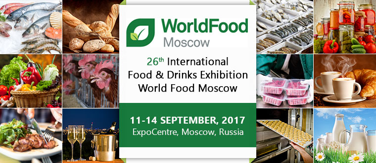 World Food Moscow 2017 | 11-14 September 2017, ExpoCentre, Moscow, Russia