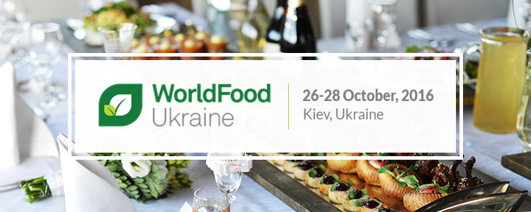 World Food Ukraine 2016 | 26-28 October, 2016 at Kiev, Ukraine